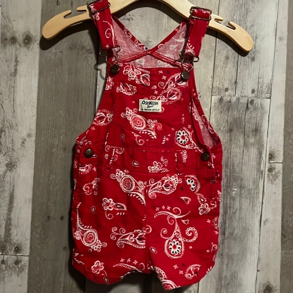 Oshkosh Bโgosh Bandana Print Shortalls